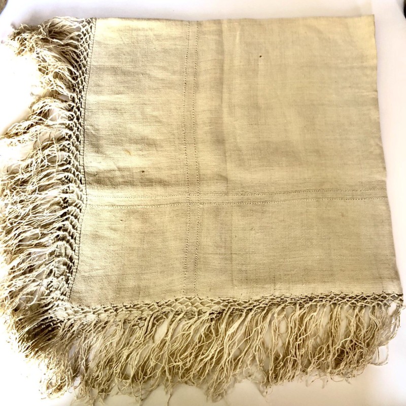 Хустка жіноча з домотканого полотна