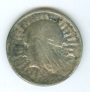 Монета. Номінал 5 злотих