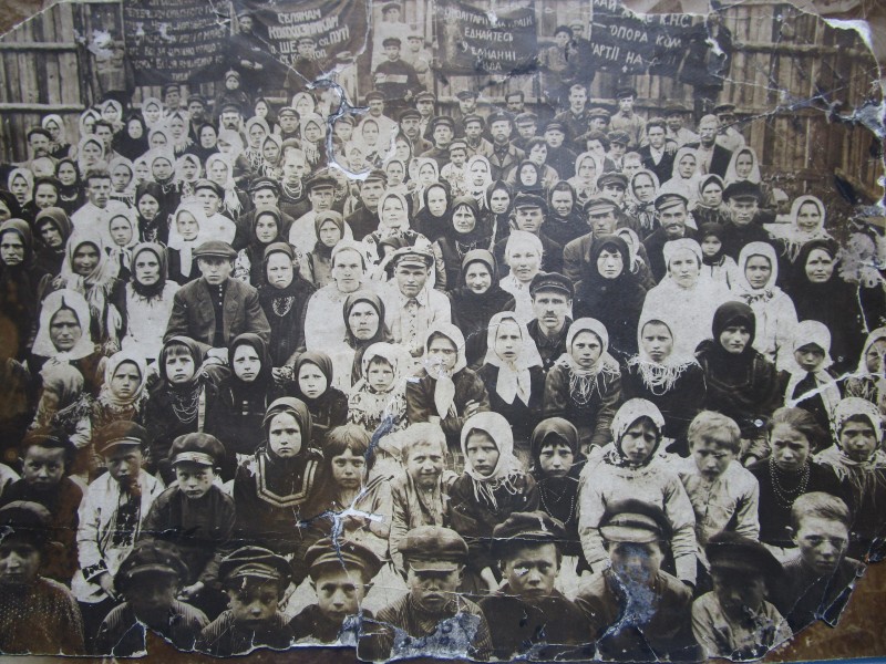 Фото. Колгоспники колгоспу ім. Леніна с. Пальчики.