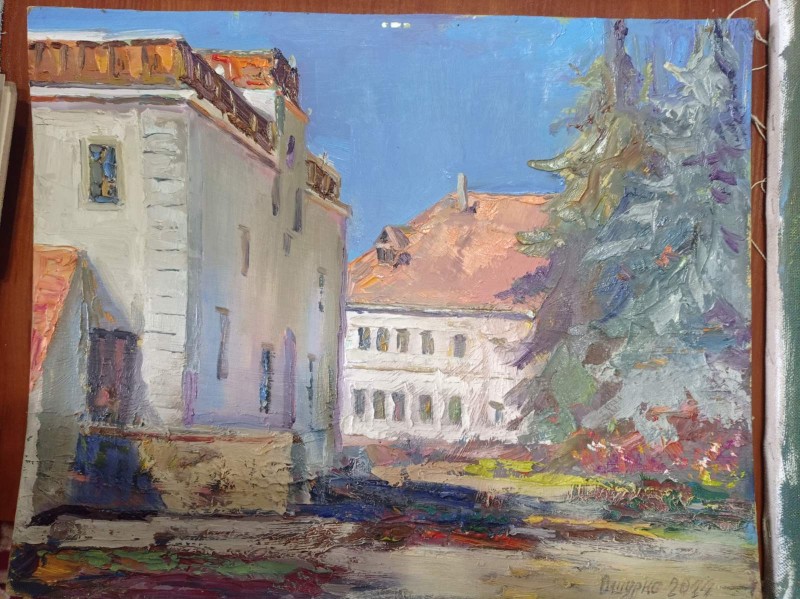 Картина "Дубенський замок".