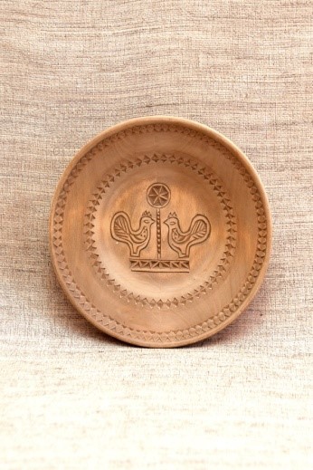 Миска дерев’яна, декоративна «Птахи»