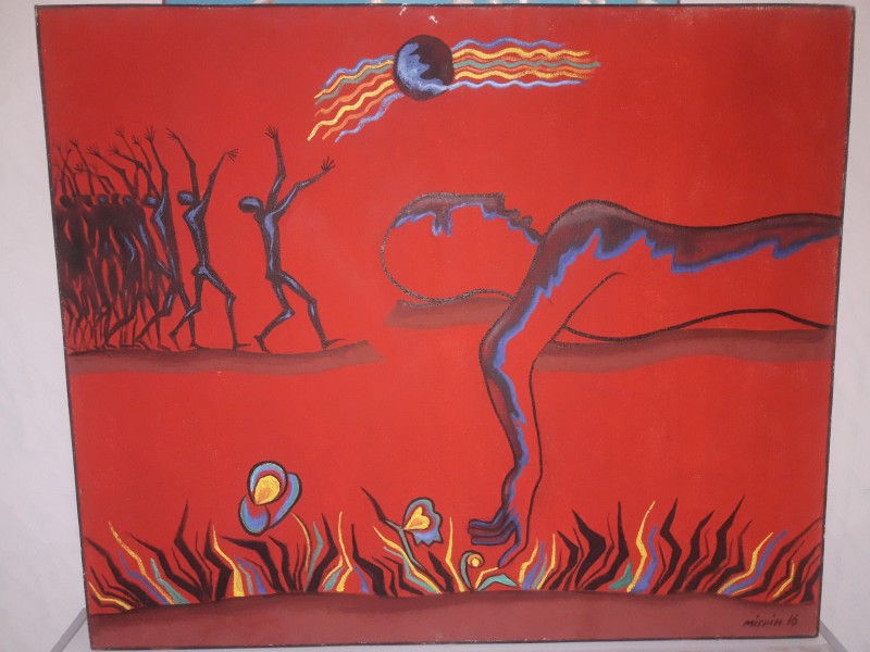 Картина "На червоному".