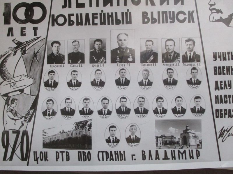 Фото. Ленінський ювілейний випуск центральних курсів радіотехнічних військ СРСР.