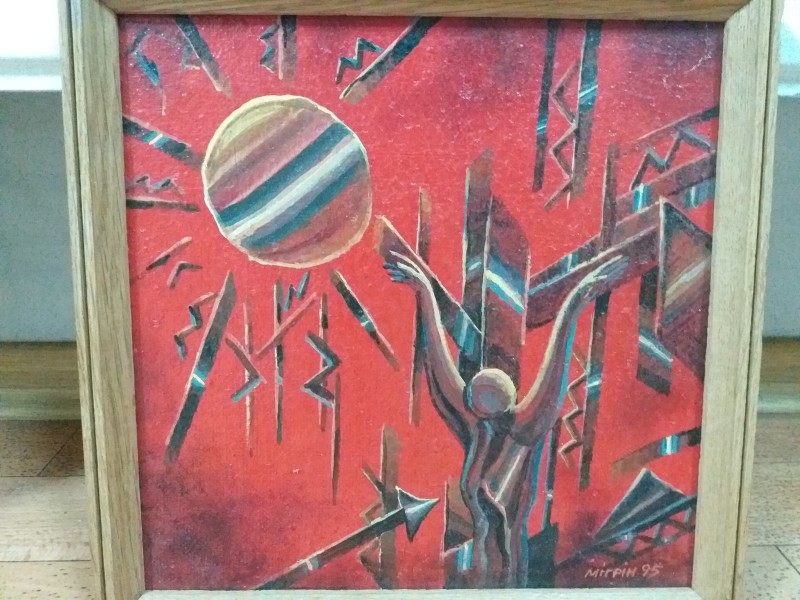 Картина "Христос ХХ ст.".