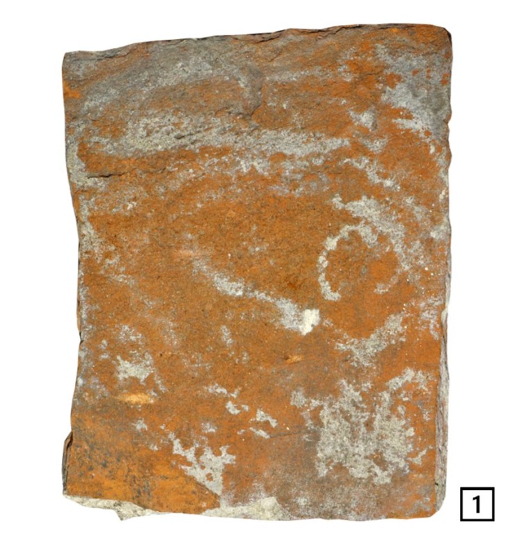 Фрагмент черепиці ХVI - XVІІІ ст.