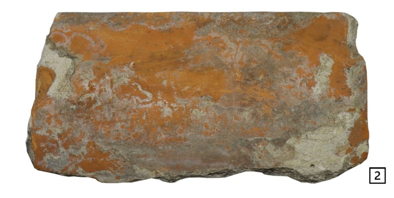 Фрагмент черепиці ХVI - XVІІІ ст.