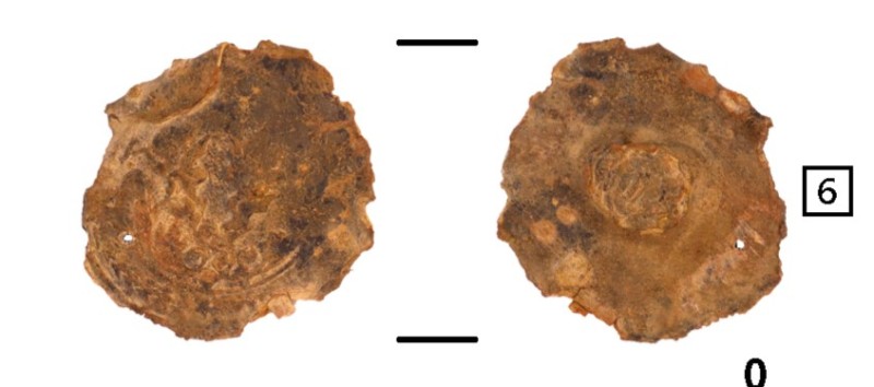 Мідна печатка кін. ХVI - поч. ХVII ст.