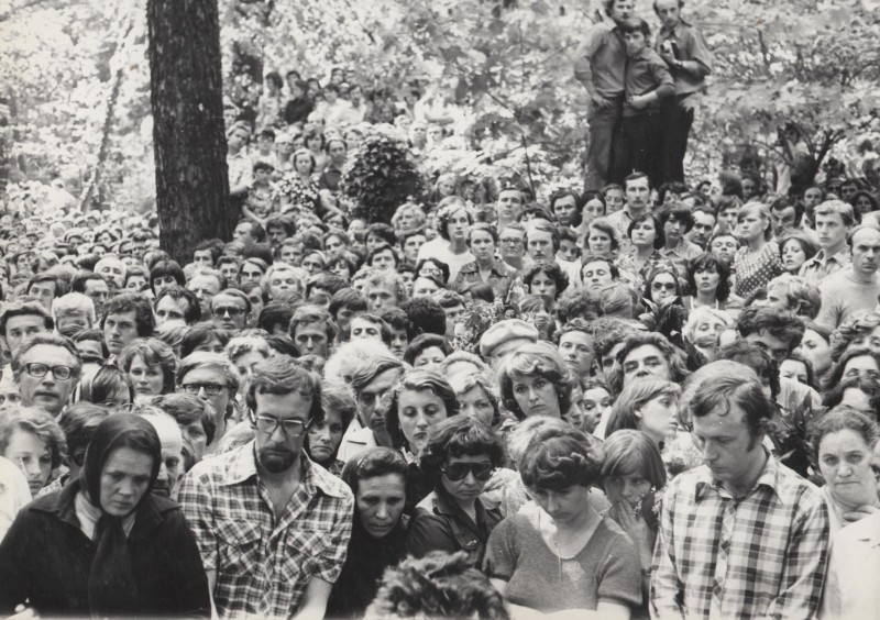 Фотографія. Похорон В. Івасюка. Львів. 22 травня 1979 року..