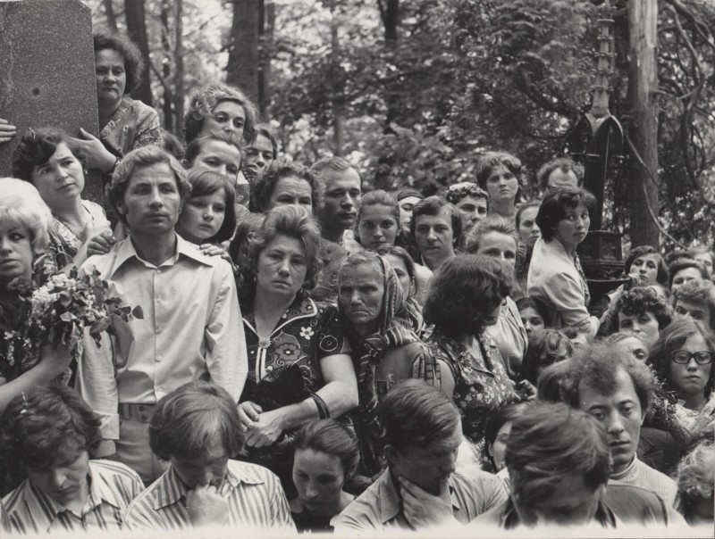 Фотографія. Похорон В. Івасюка. Львів. 22 травня 1979 року.