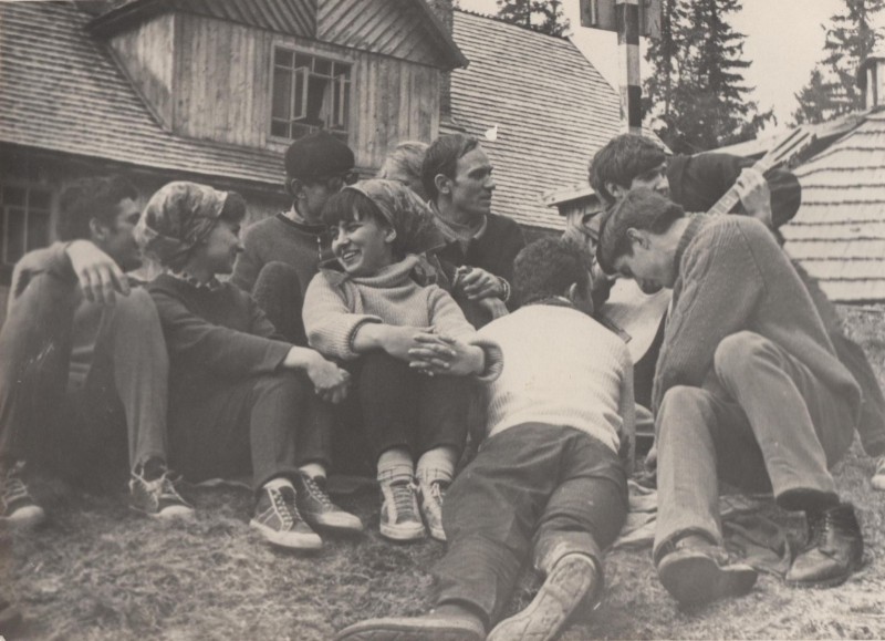 Фотографія. В. Івасюк з товаришами. «Едельвейс», 1969 рік.