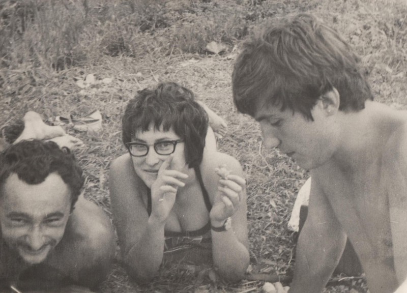 Фотографія. В. Івасюк з друзями. Кавказ, серпень 1969 року.