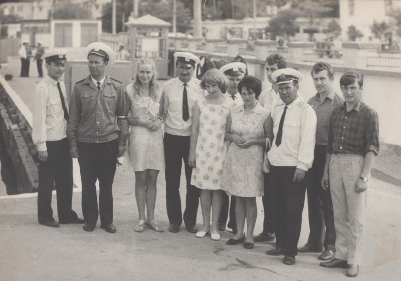 Фотографія. На святкуванні Дня морського флоту у м. Севастополь. Крим, 1972 рік.