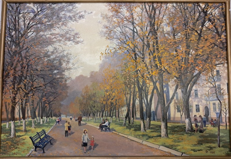 У сквері по вул. Б. Хмельницького