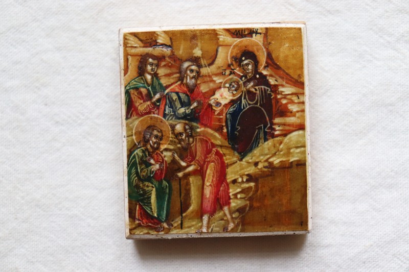 Ікона-таблетка. Різдво Христове