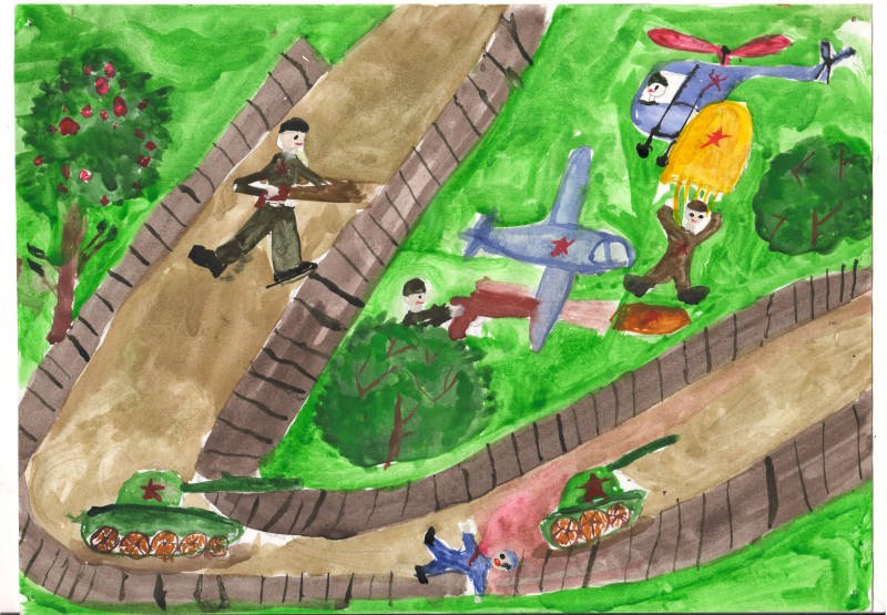Малюнок «Захисники рідного краю»