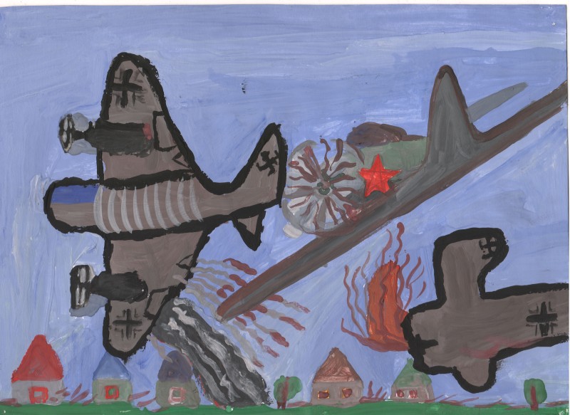 Малюнок «Бої за визволення Кролевця»