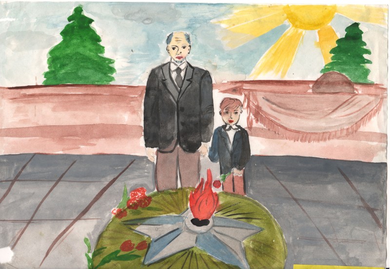 Малюнок «Нащадки пам'ять бережуть»