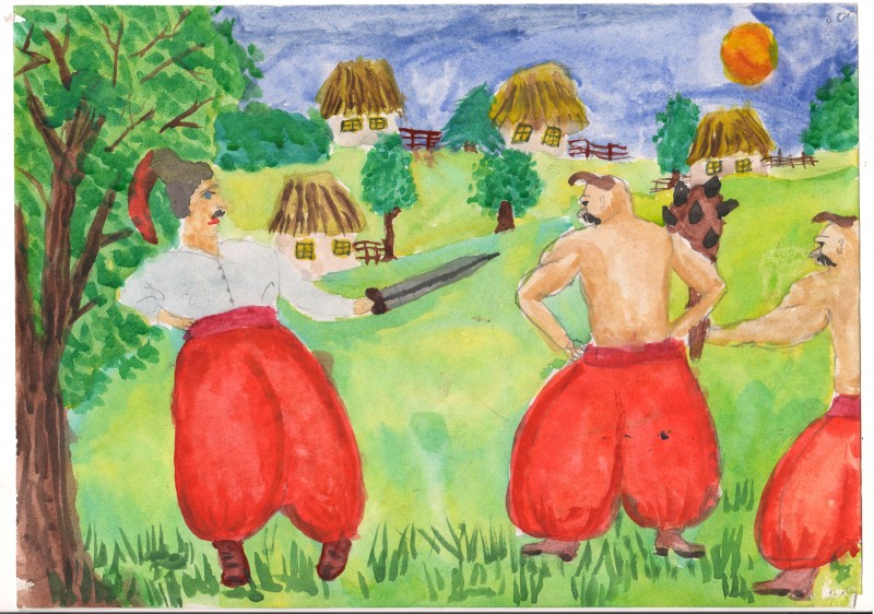 Малюнок  «Кролевецькі козаки»