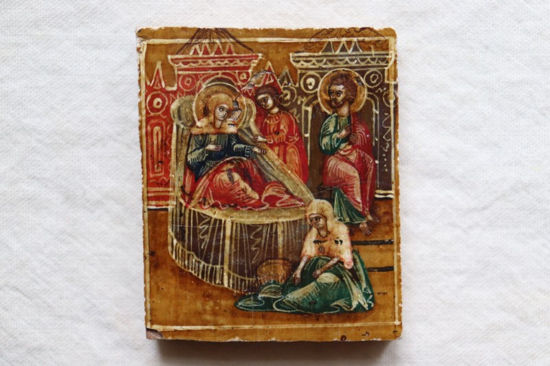 Ікона-таблетка. Різдво Пресвятої Богородиці