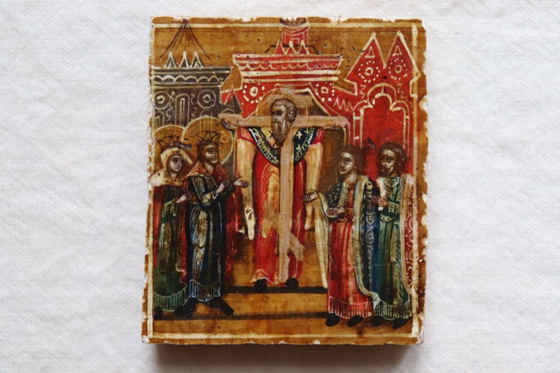 Ікона-таблетка. Воздвиження Хреста Господнього
