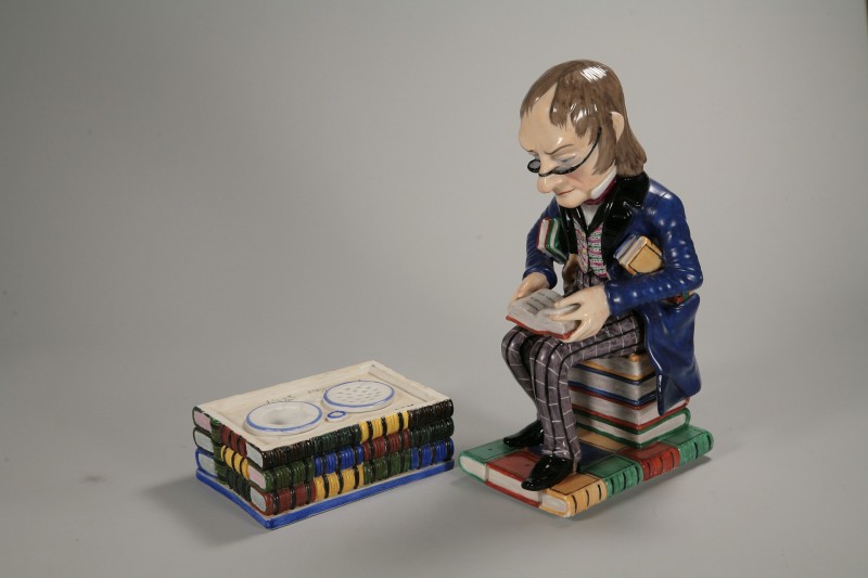 Чорнильниця «Бібліофіл» (варіант оригінального розпису), 1840-і