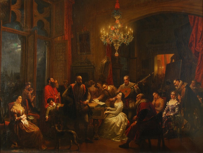 Музичний вечір у Тінторетто, 1842