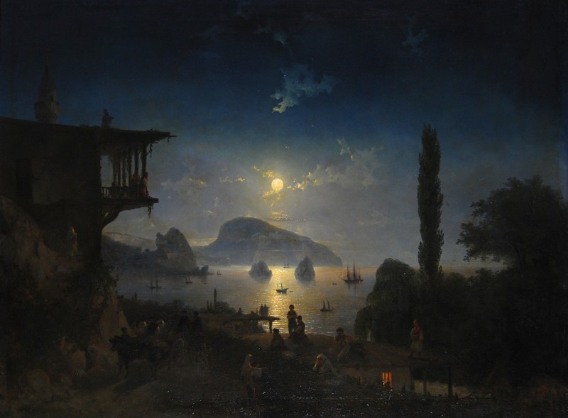 Місячна ніч у Криму. Гурзуф, 1839