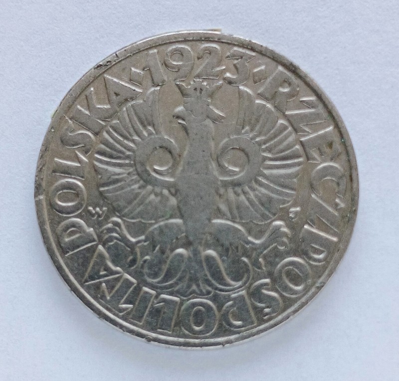 Монета "50 грошей". Польська Республіка. 1923 р.