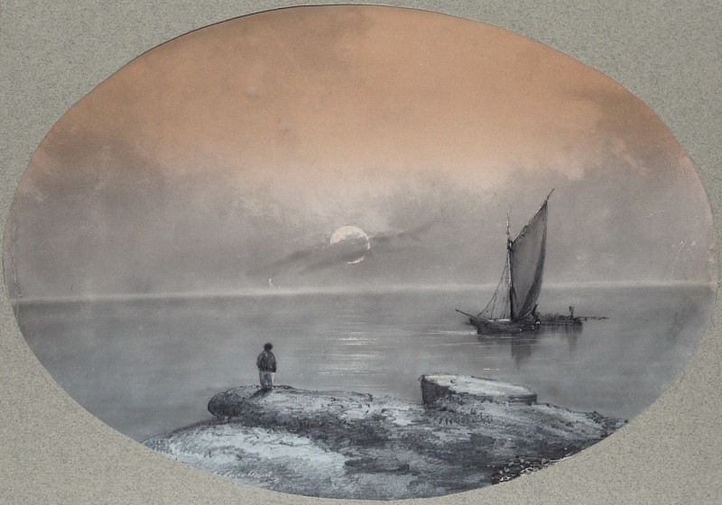 На морському березі, 1858