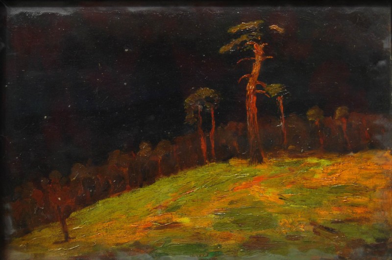 Дерево, осяяне сонцем, 1900–1905