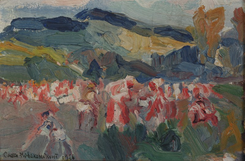 Толока. Збирання картоплі