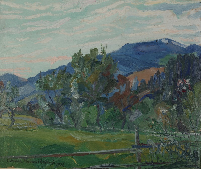 Гори синьо-зелені