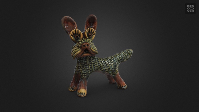 Звір вусатий. Скульптура.