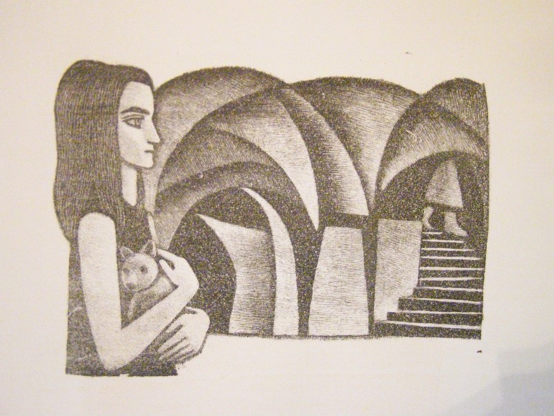 Дівчина з ведмедиком