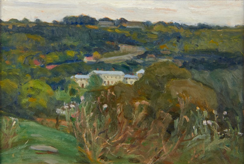 Краєвид зі селом