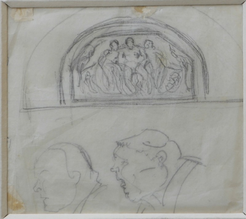 Начерк до настінного розпису Пантеону у Києві