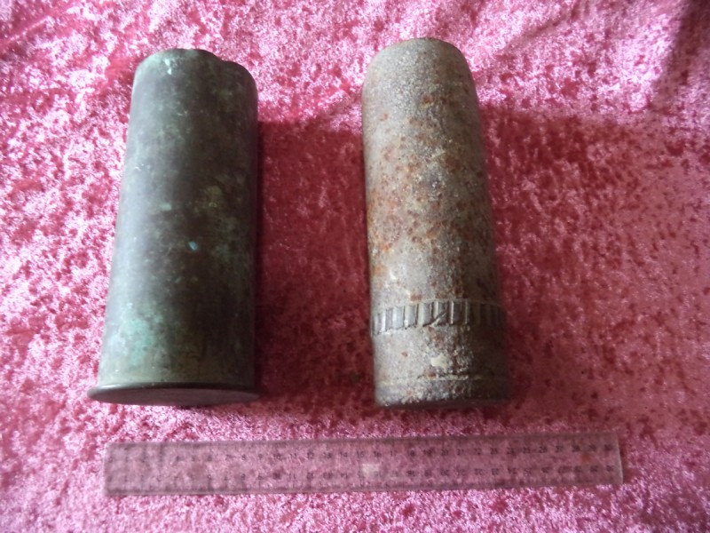 Гільзи від снарядів часів ІІ Світової війни