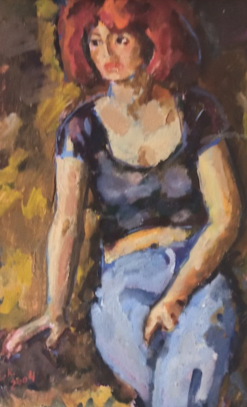 Дівчина в очікуванні