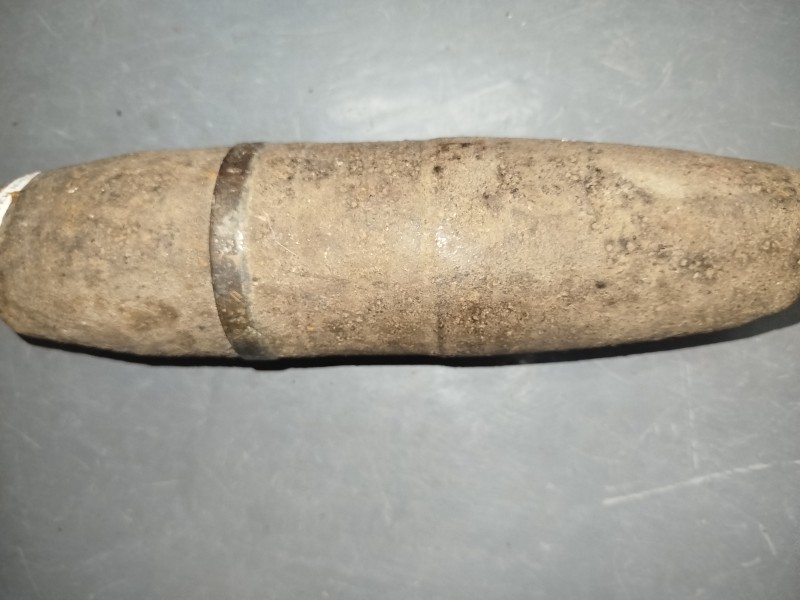 Гільза від снаряду 120мм.. Друга світова війна.