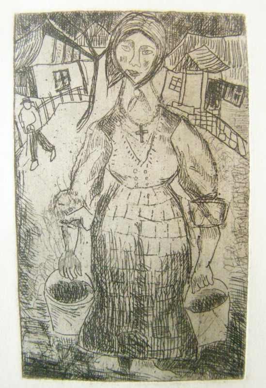 Жінка з відрами (Господарка)