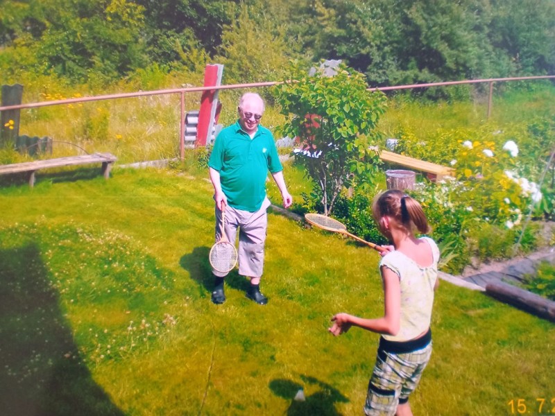 Фото. Г. Бондаренко на відпочинку.