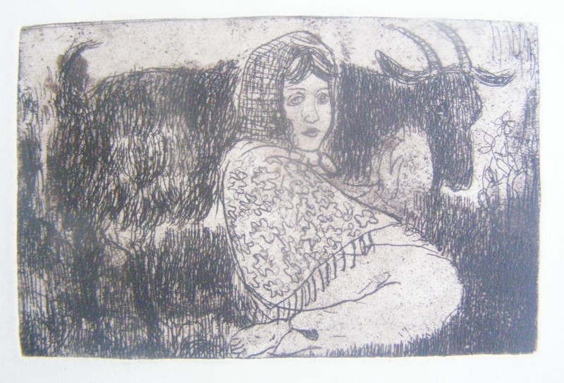 Дівчина з козою