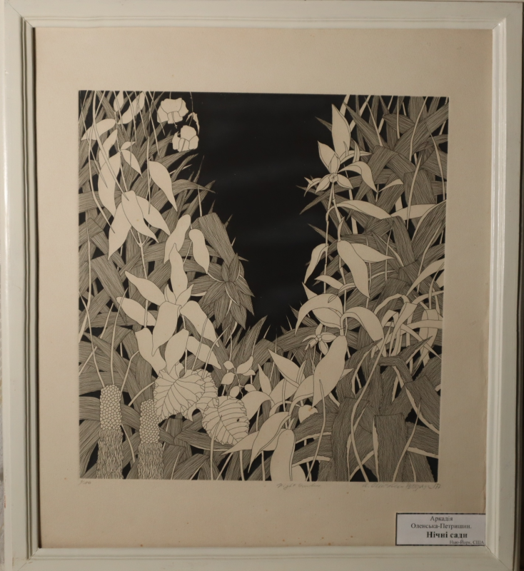 Графічний твір "Нічні сади"