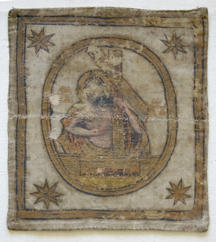 Малий покрівець на дискос «Воскреслий Христос у саркофазі»