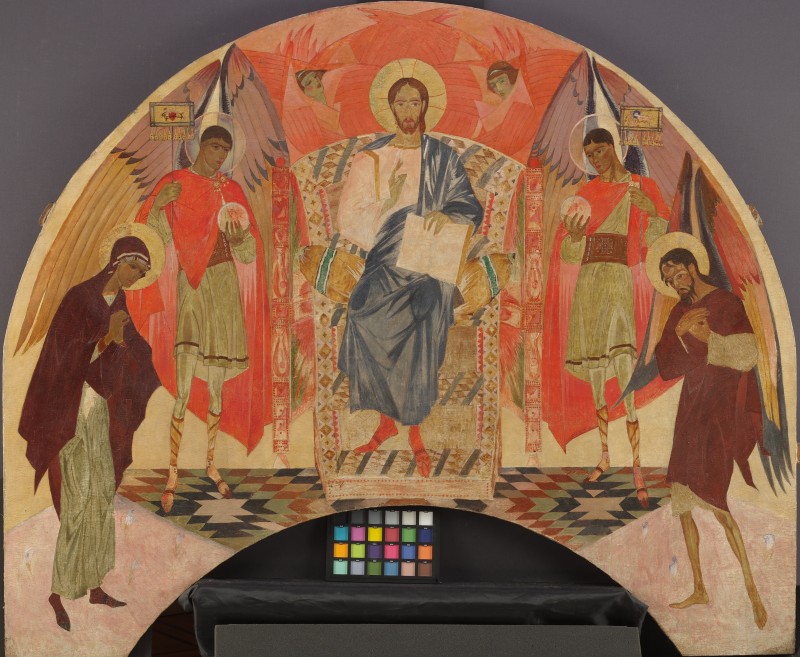 Моління (до іконостасу каплиці греко-католицької Духовної семінарії у Львові)