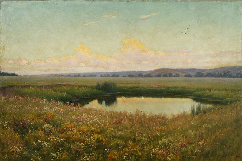 Вечір над лугами, 1896