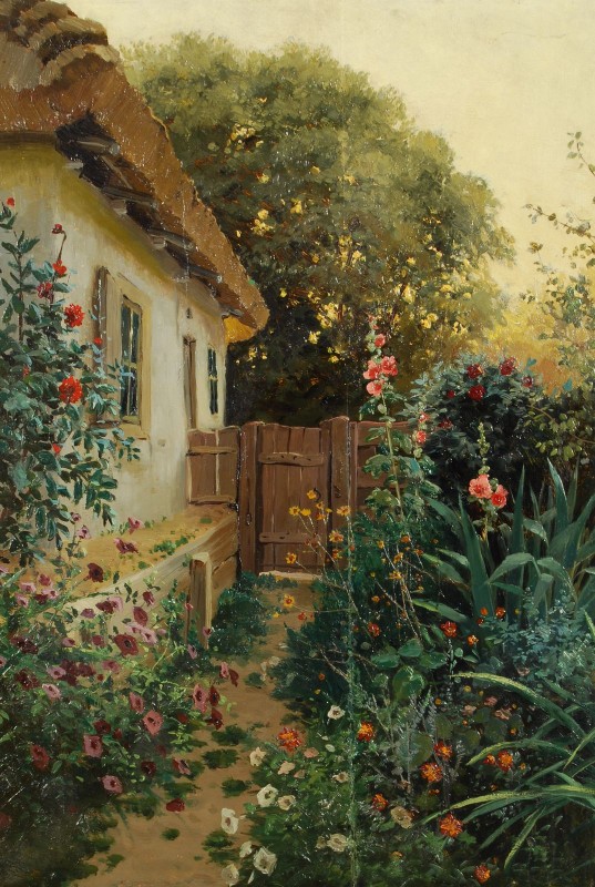 Біля хати, 1900