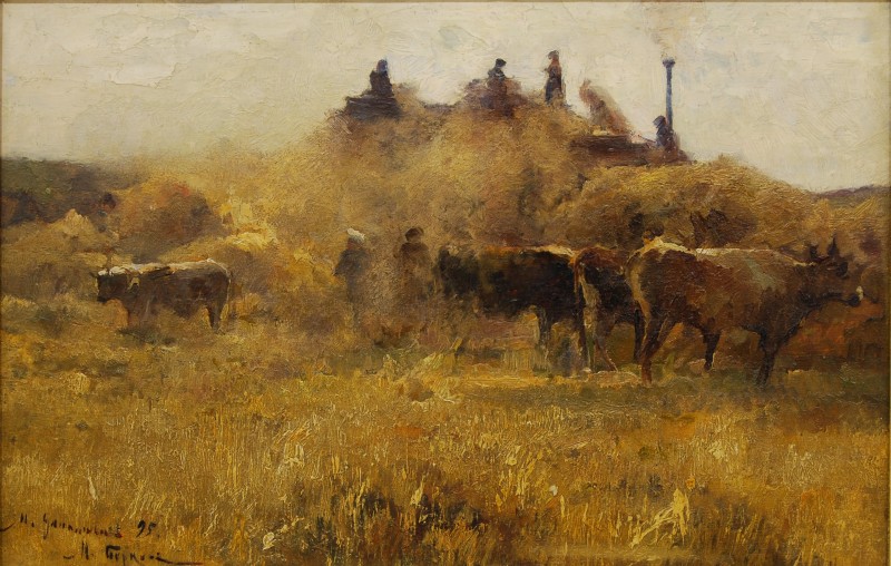 Молотьба, 1895