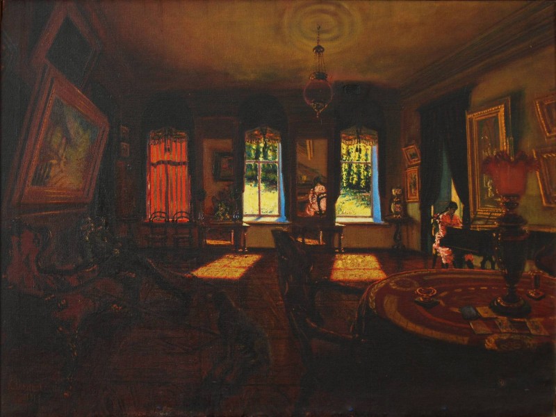 У вітальні, 1917