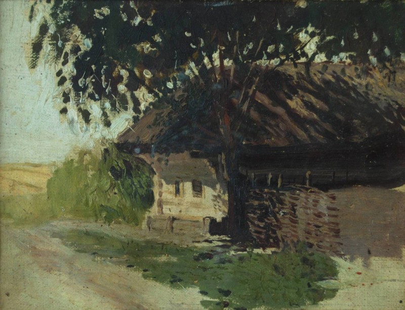 Хата з тином